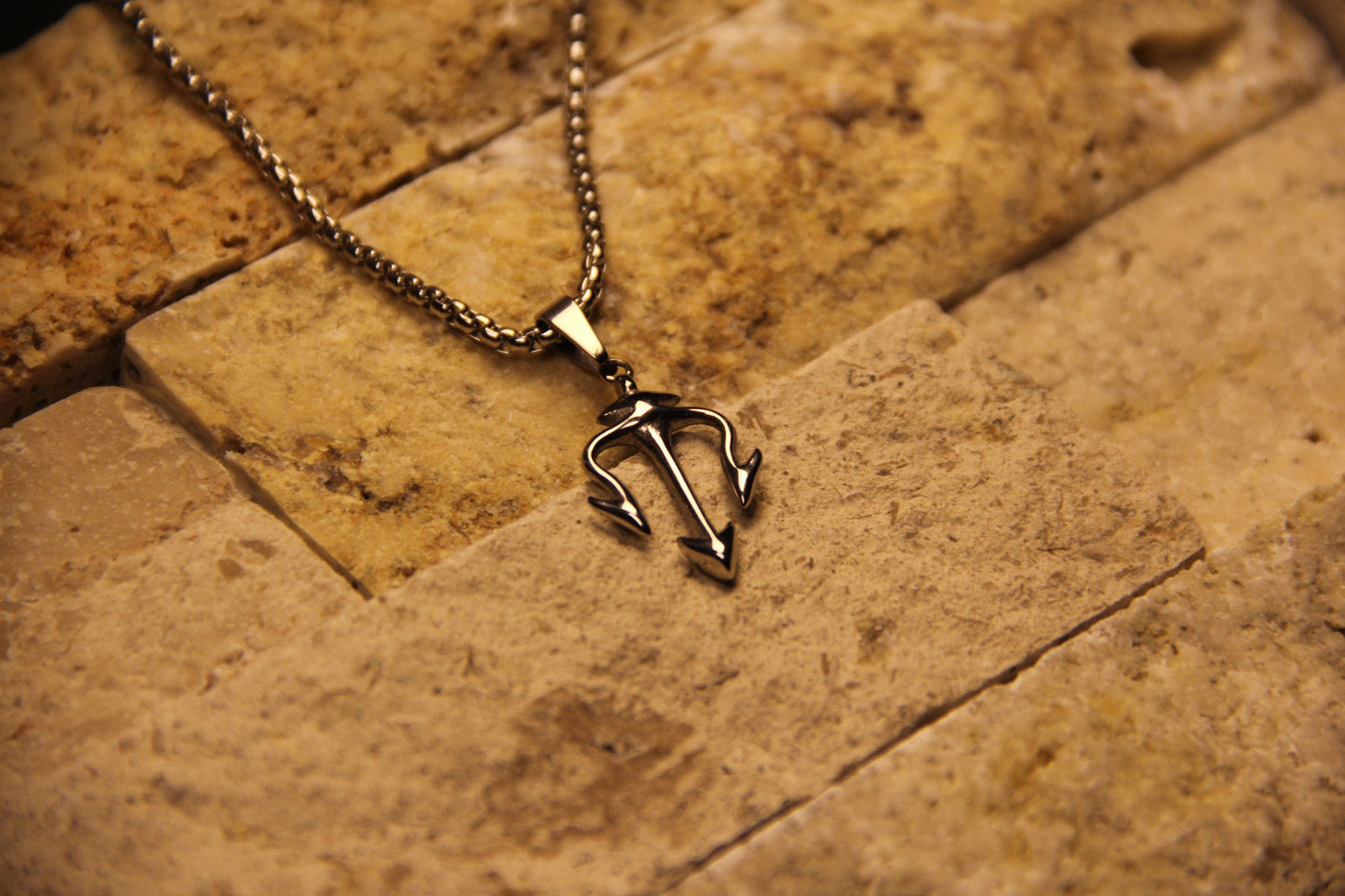 Mini Poseidon Mens Waterproof Necklace